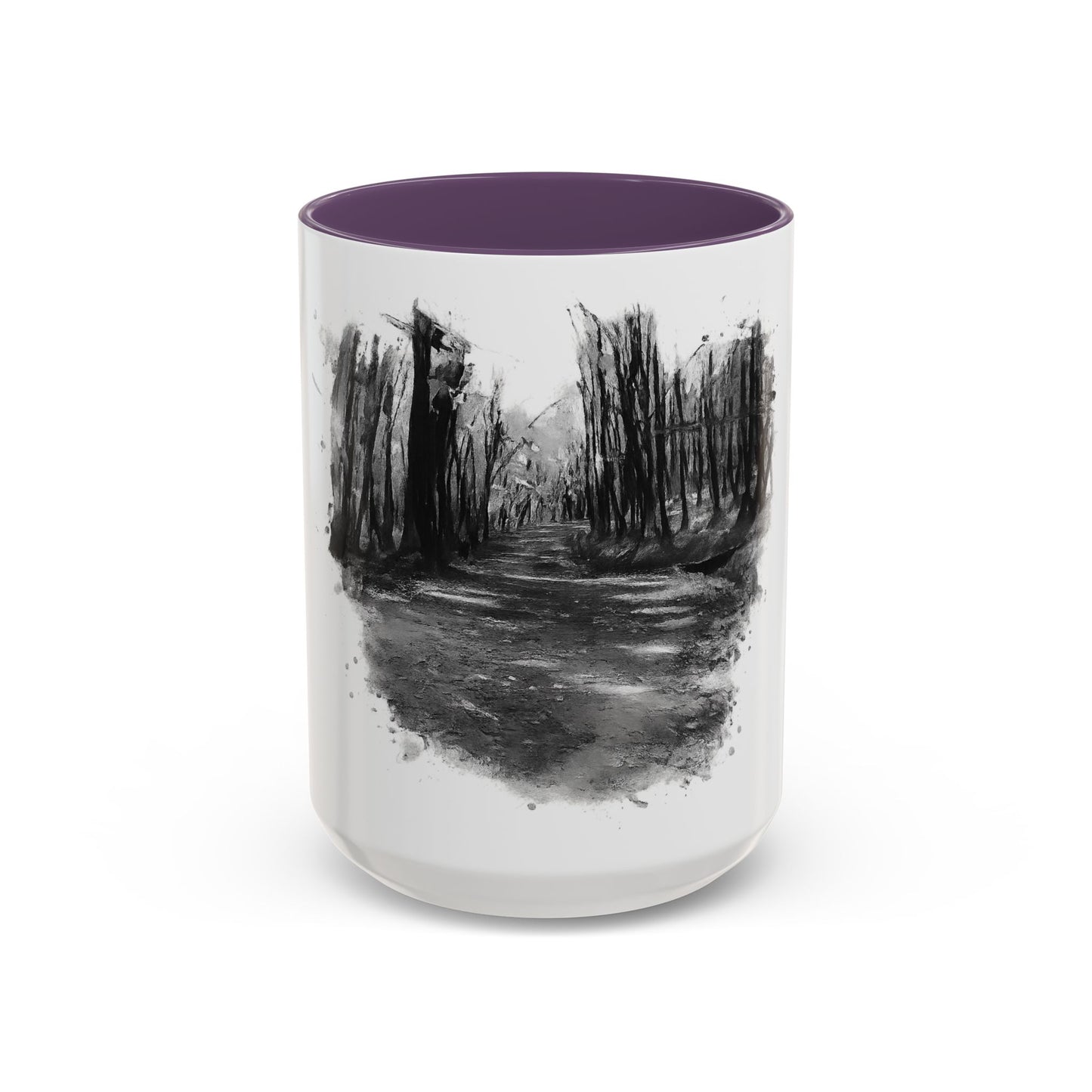 Moody Abstract Forest Coffee Mug | Unique Gift for Nature Lovers, Cozy Home Decor, Perfect for Coffee, Tea, and Hot Chocolate - TRV