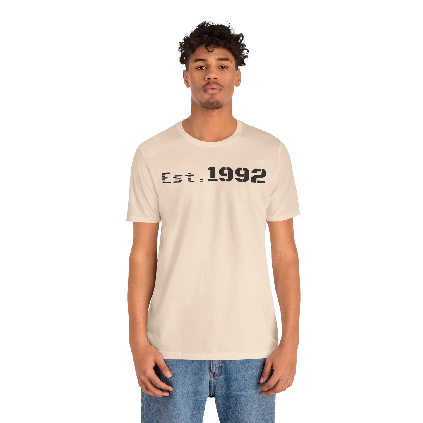 Est. 1992 Short Sleeve Tee - Retro Unisex T-Shirt, Birthday Gift, Vintage Style Shirt, Casual Wear, Trendy Outfit
