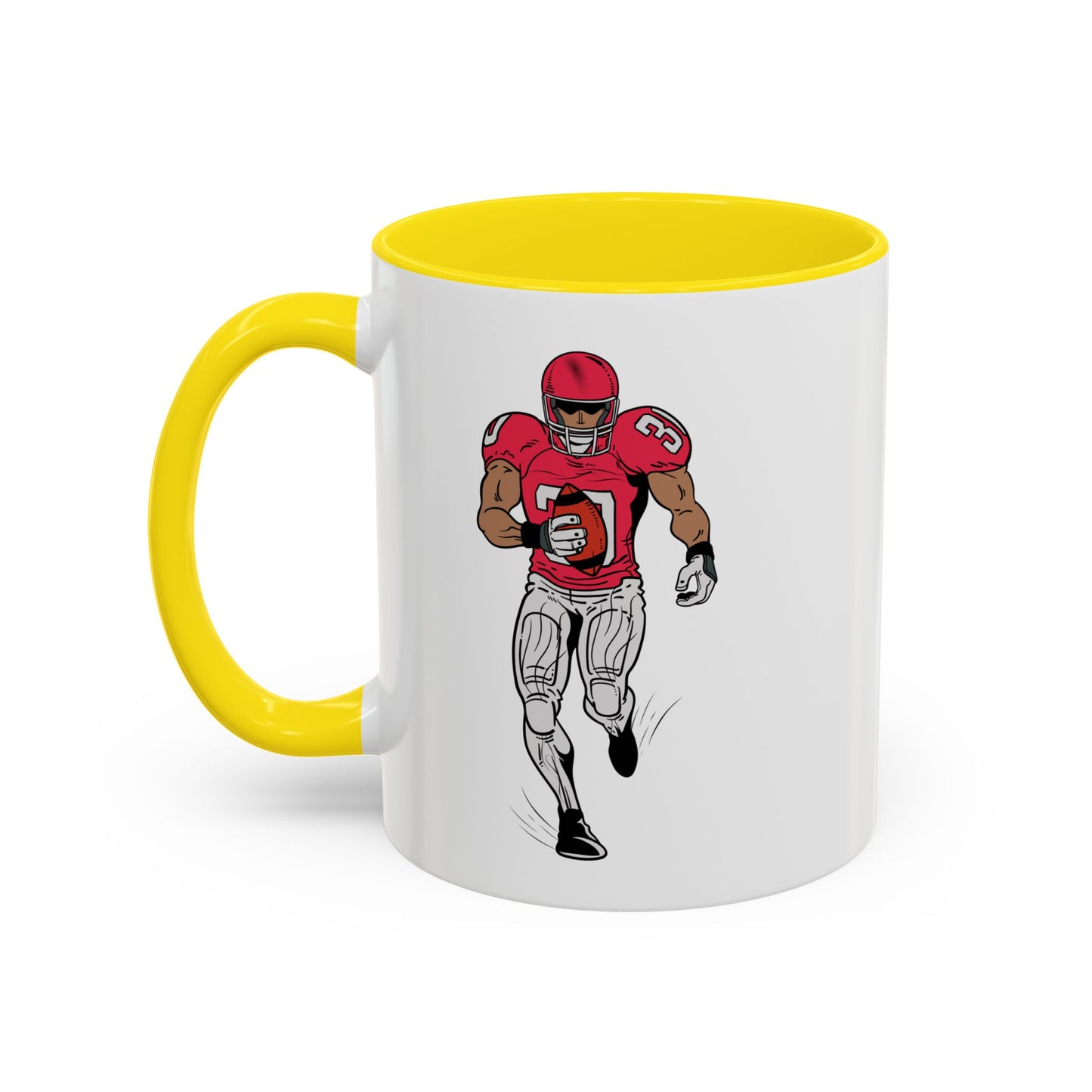 Football Player Coffee Mug, Sports Fan Gift, Motivational Coffee Cup, Game Day Mug, Unique Sports Merchandise