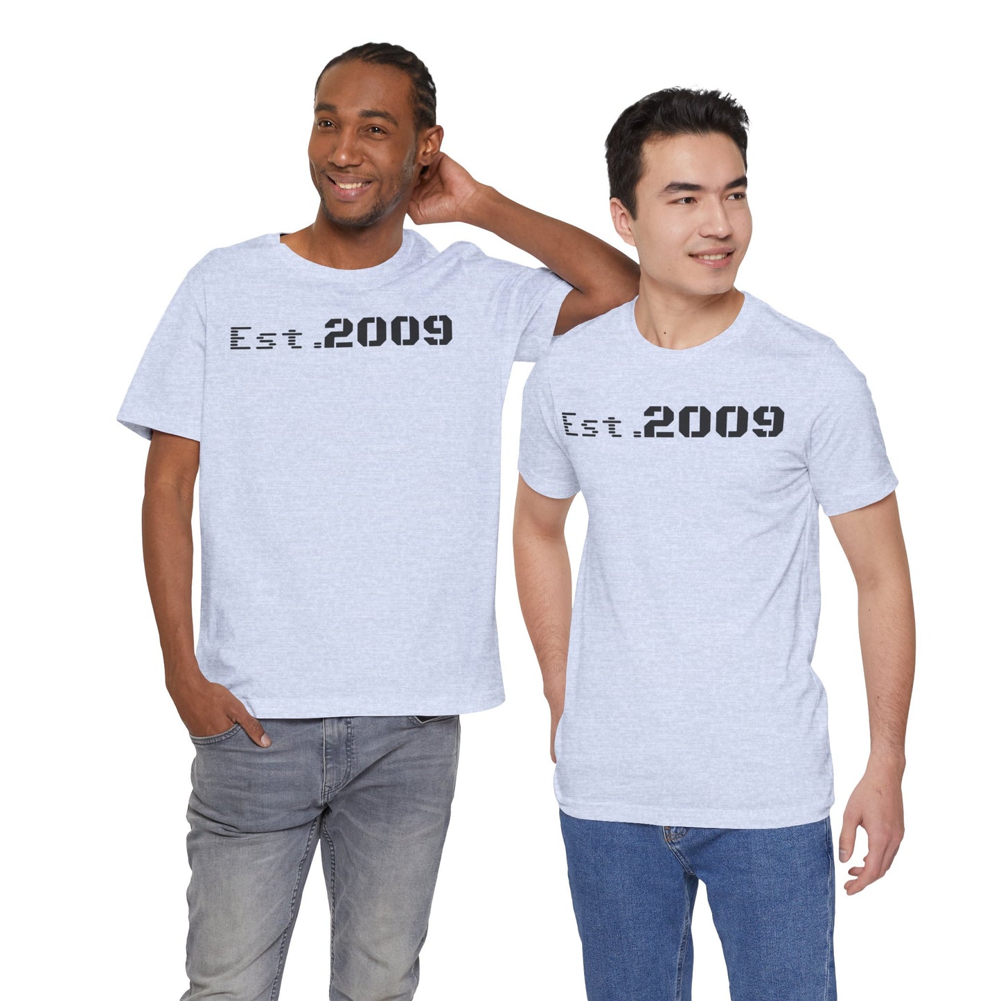 Established 2009 Unisex Tee - Casual Wear, Birthday Gift, Graduation Outfit, Anniversary Shirt, Personalized Fashion - TRV