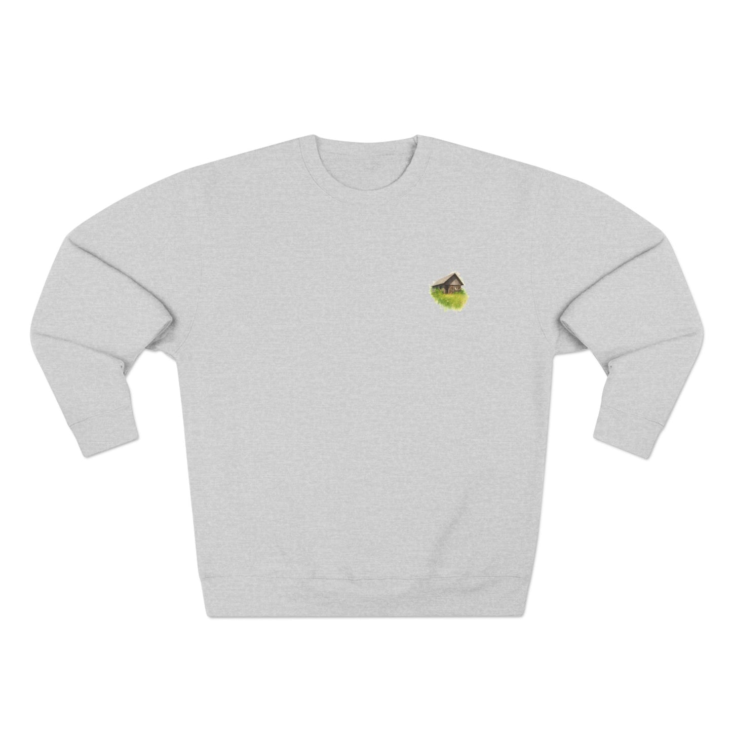 Cozy Art Print Crewneck Sweatshirt: Nature Lover, Graphic Sweater, Unique Gift, Home Decor Apparel, Casual Style - TRV