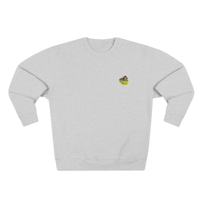 Cozy Art Print Crewneck Sweatshirt: Nature Lover, Graphic Sweater, Unique Gift, Home Decor Apparel, Casual Style - TRV