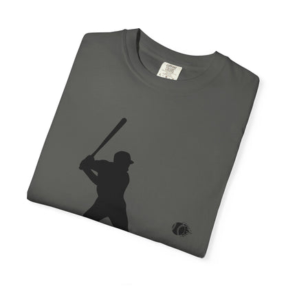 Unisex Baseball Silhouette Tee, Casual Wear, Sports Fan Apparel, Gift for Athletes, Summer Outing Outfit, Soft Cotton Shirt