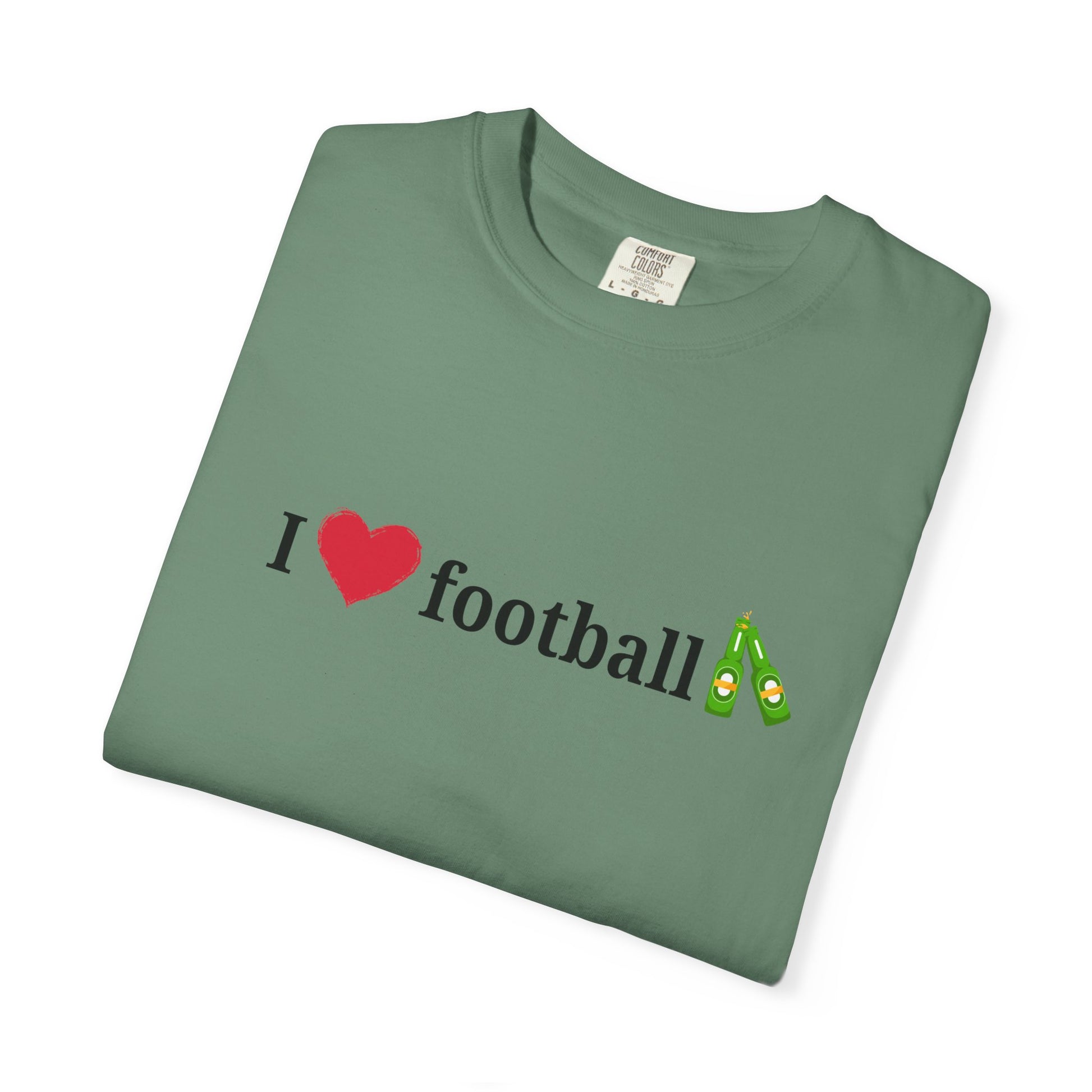 Unisex Football Love Tee - Casual Cotton T-Shirt, Gift for Sports Fans, Comfortable Daily Wear, Perfect for Game Days, Fun Summer Outfits - TRV