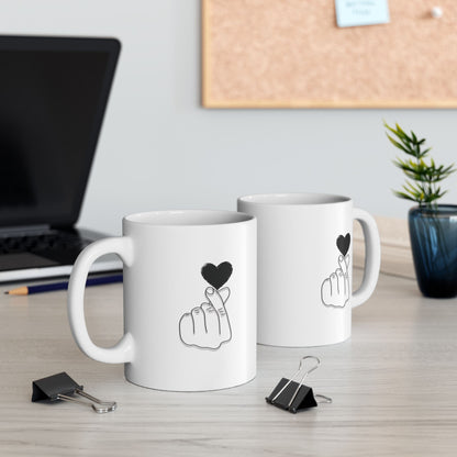 Heartwarming Ceramic Mug for Coffee Lovers - 11oz & 15oz