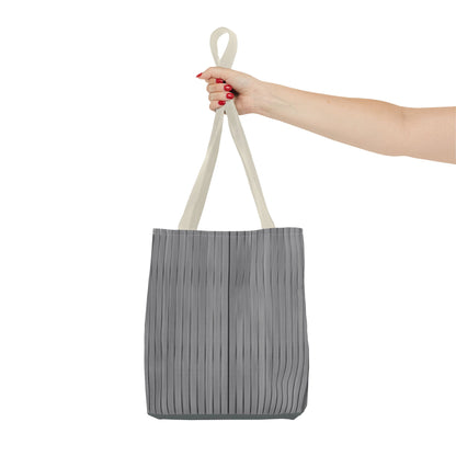 Stylish Gray Striped Tote Bag for Everyday Use - TRV