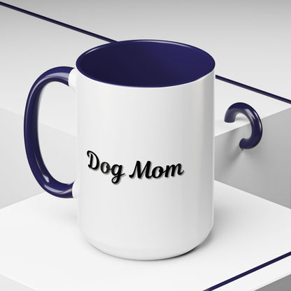 Dog Mom Accent Coffee Mug - Perfect Gift for Pet Lovers