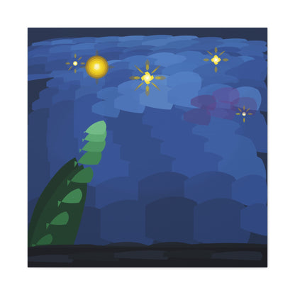 Starry Night Vortex Matte Canvas Stretched 1.25" | Impasto Brushstroke Reproduction
