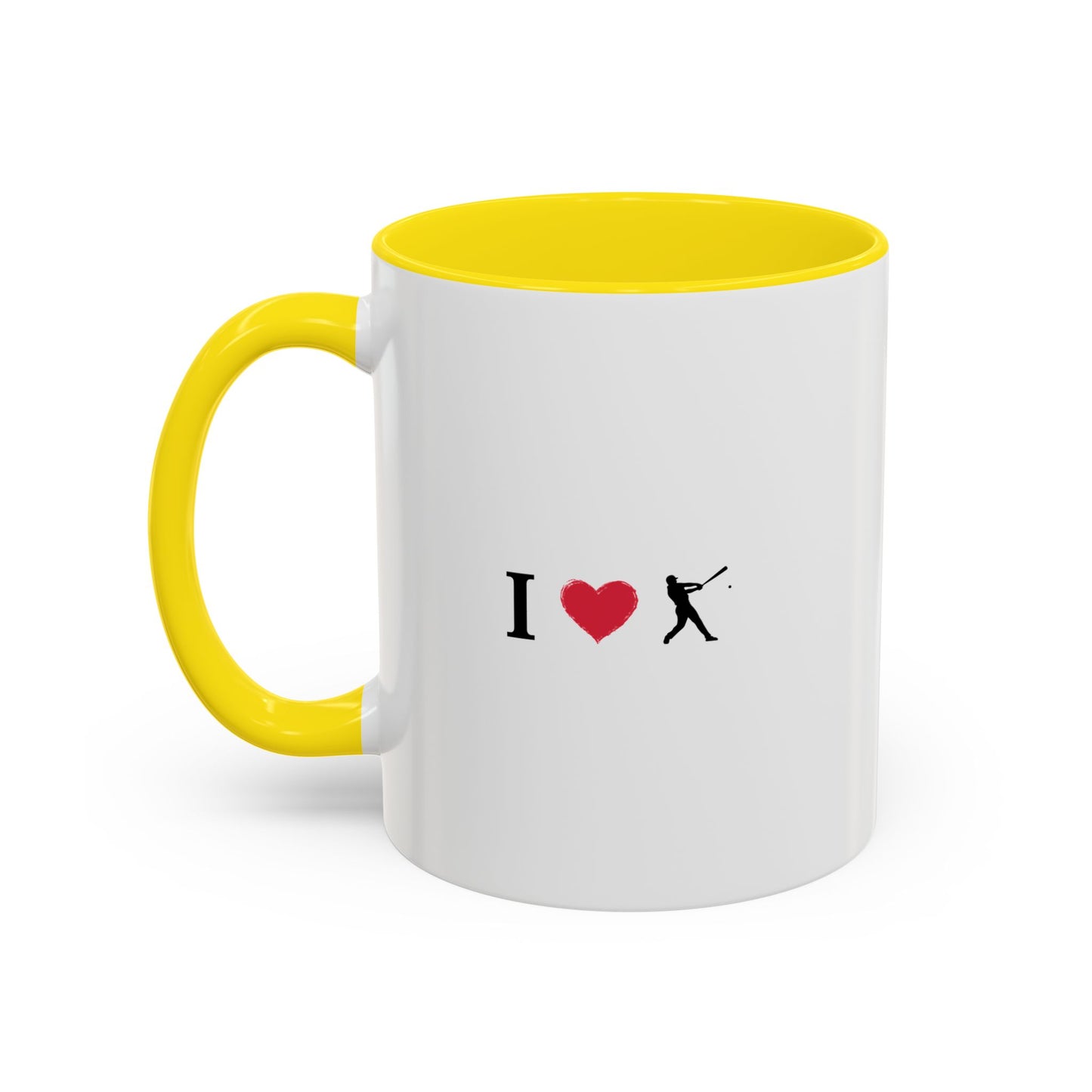 Baseball Love Accent Coffee Mug – Perfect Gift for Sports Fans, Home or Office Use, Great for Birthdays, Anniversaries, and Holidays - TRV