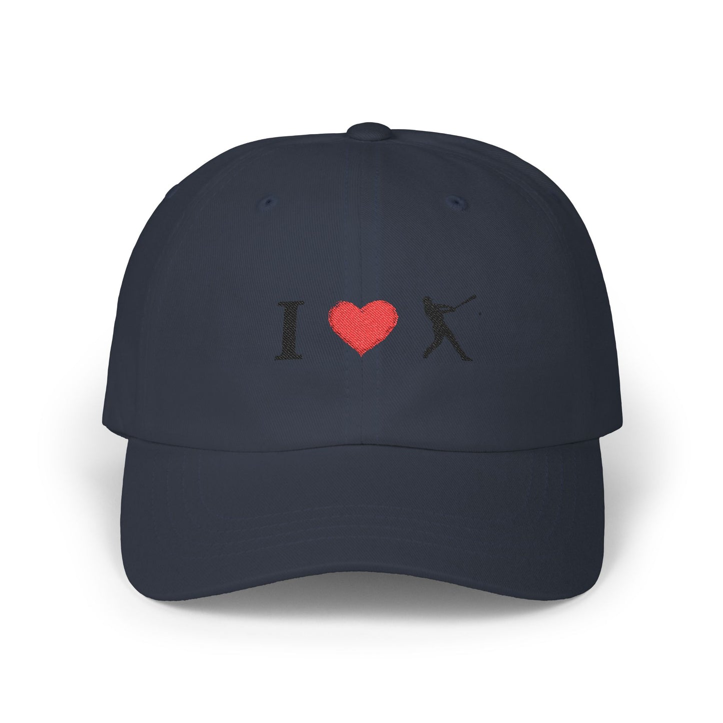 I Love Baseball Dad Cap, Sporty Hat for Dads, Baseball Lover Gift, Father's Day Gift, Casual Everyday Wear - TRV