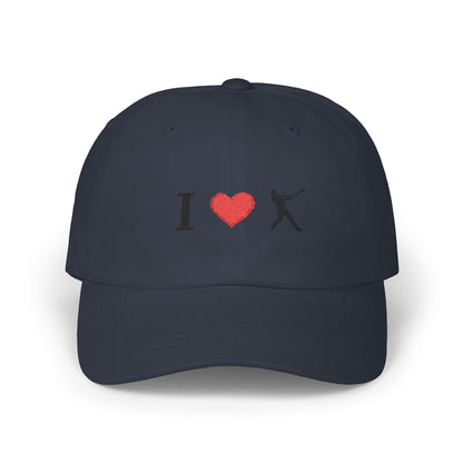 I Love Baseball Dad Cap, Sporty Hat for Dads, Baseball Lover Gift, Father's Day Gift, Casual Everyday Wear - TRV