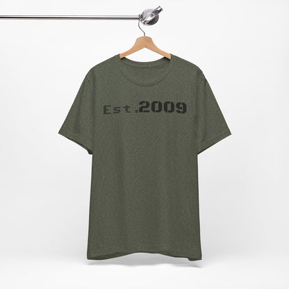 Established 2009 Unisex Tee - Casual Wear, Birthday Gift, Graduation Outfit, Anniversary Shirt, Personalized Fashion - TRV