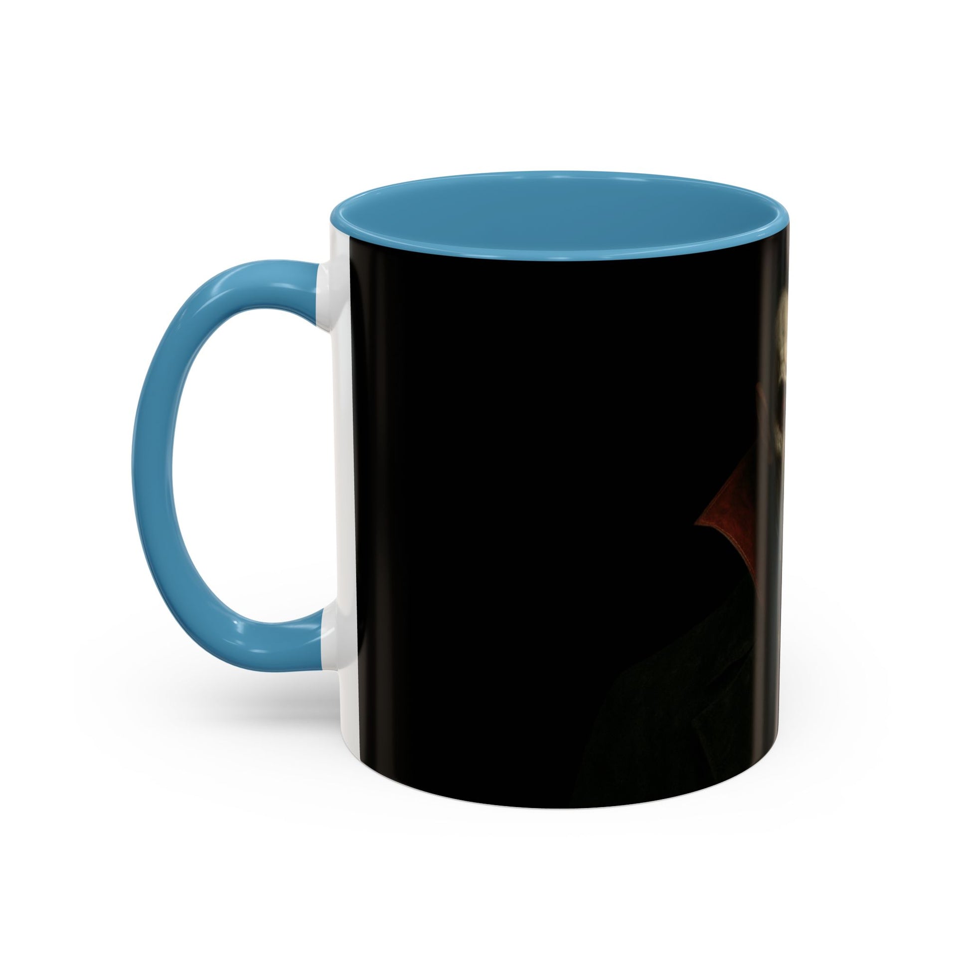 Gothic Dracula Vampire Accent Coffee Mug | Spooky Halloween Gift, Unique Home Decor, Collector's Mug, Coffee Lover's Gift - TRV