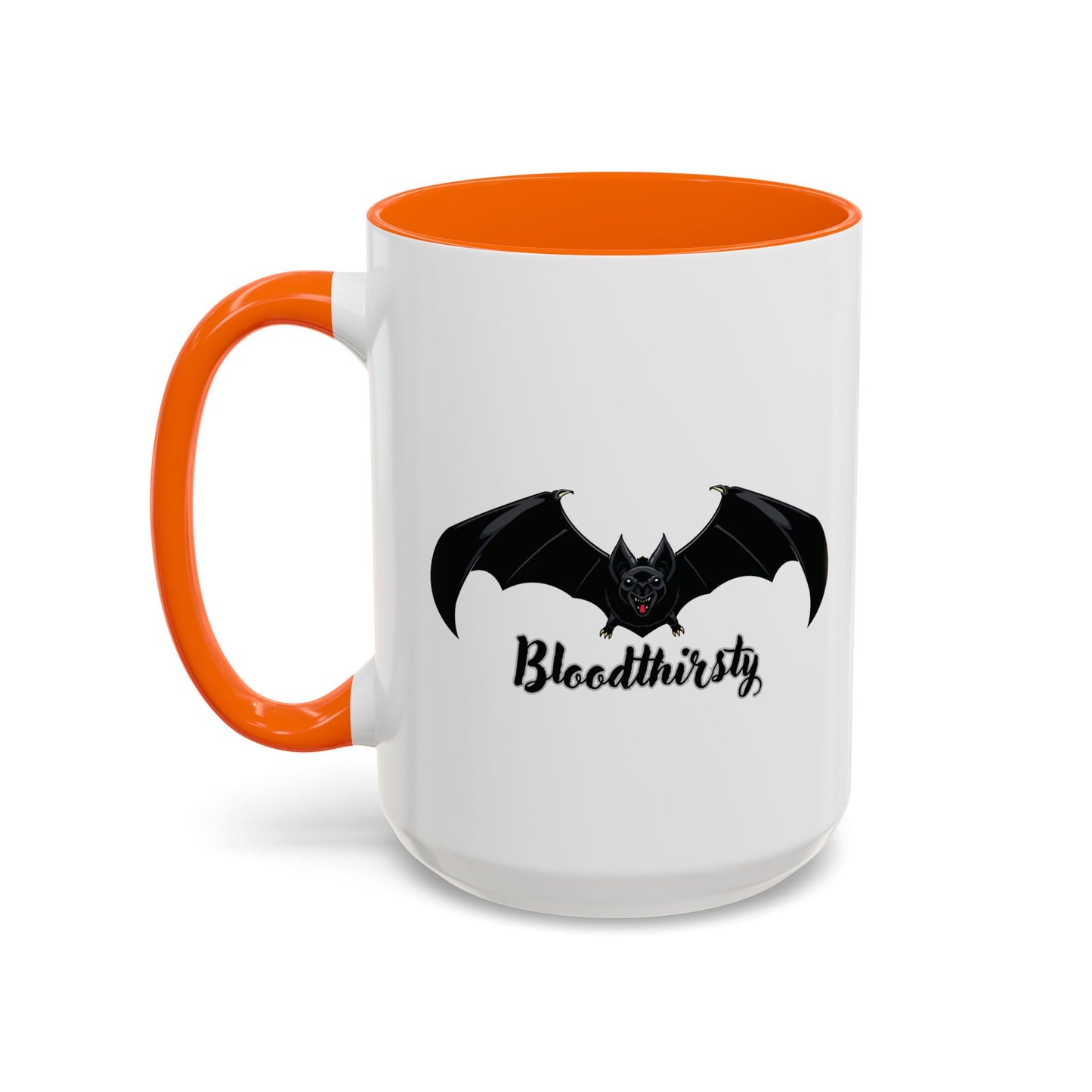 Bloodthirsty Bat Coffee Mug - Unique Halloween and Gothic Accents