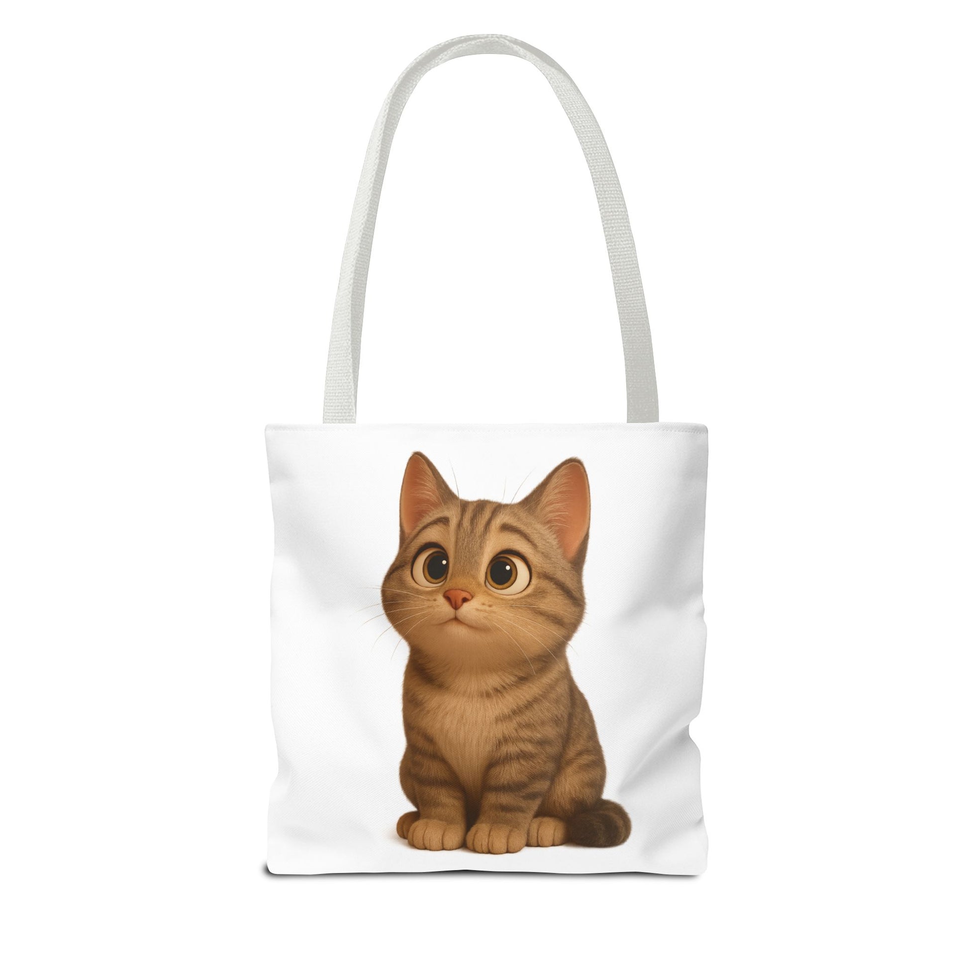 Cute Cat Tote Bag - Perfect for Animal Lovers, Eco-Friendly Carryall, Beach Bag, Shopping Tote, Gift for Cat Owners - TRV