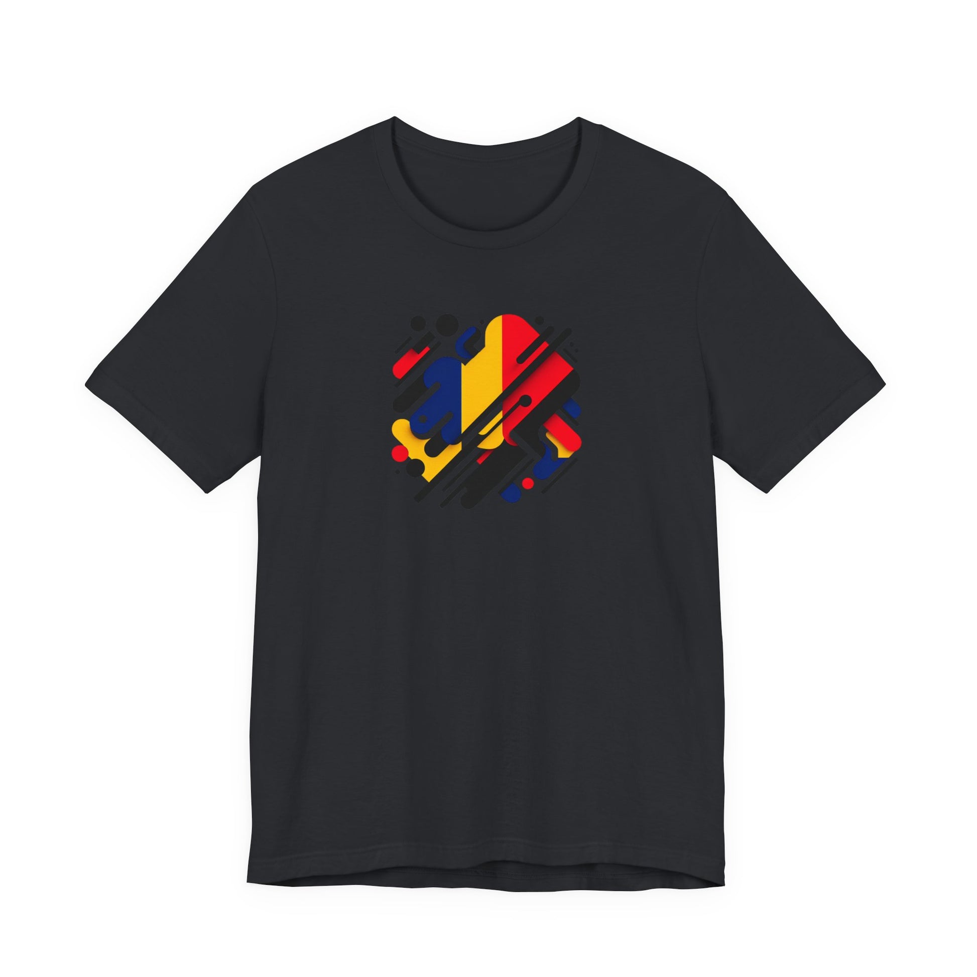 Artistic Heart Unisex Jersey Tee - Vibrant Graphic Tee, Casual Wear, Gift for Art Lovers, Birthday Surprise, Everyday Comfort - TRV