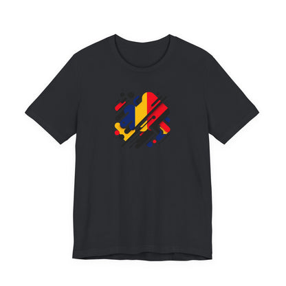 Artistic Heart Unisex Jersey Tee - Vibrant Graphic Tee, Casual Wear, Gift for Art Lovers, Birthday Surprise, Everyday Comfort - TRV