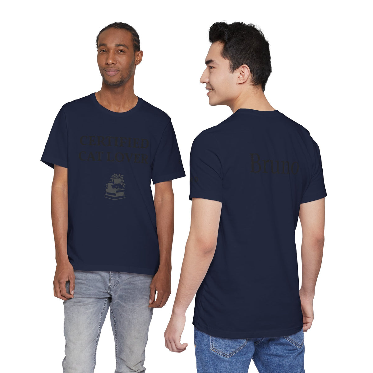 Unisex custom T-shirt by Printify with personalized design, showcasing a plain fabric in a neutral color.