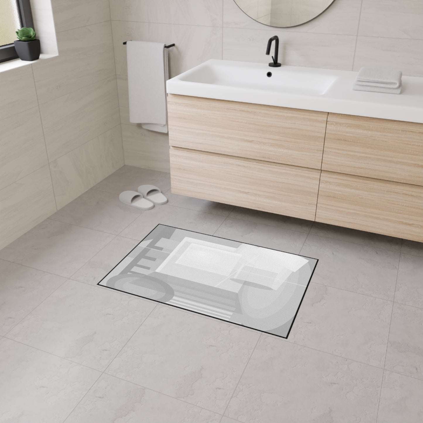 Abstract Heavy Duty Floor Mat