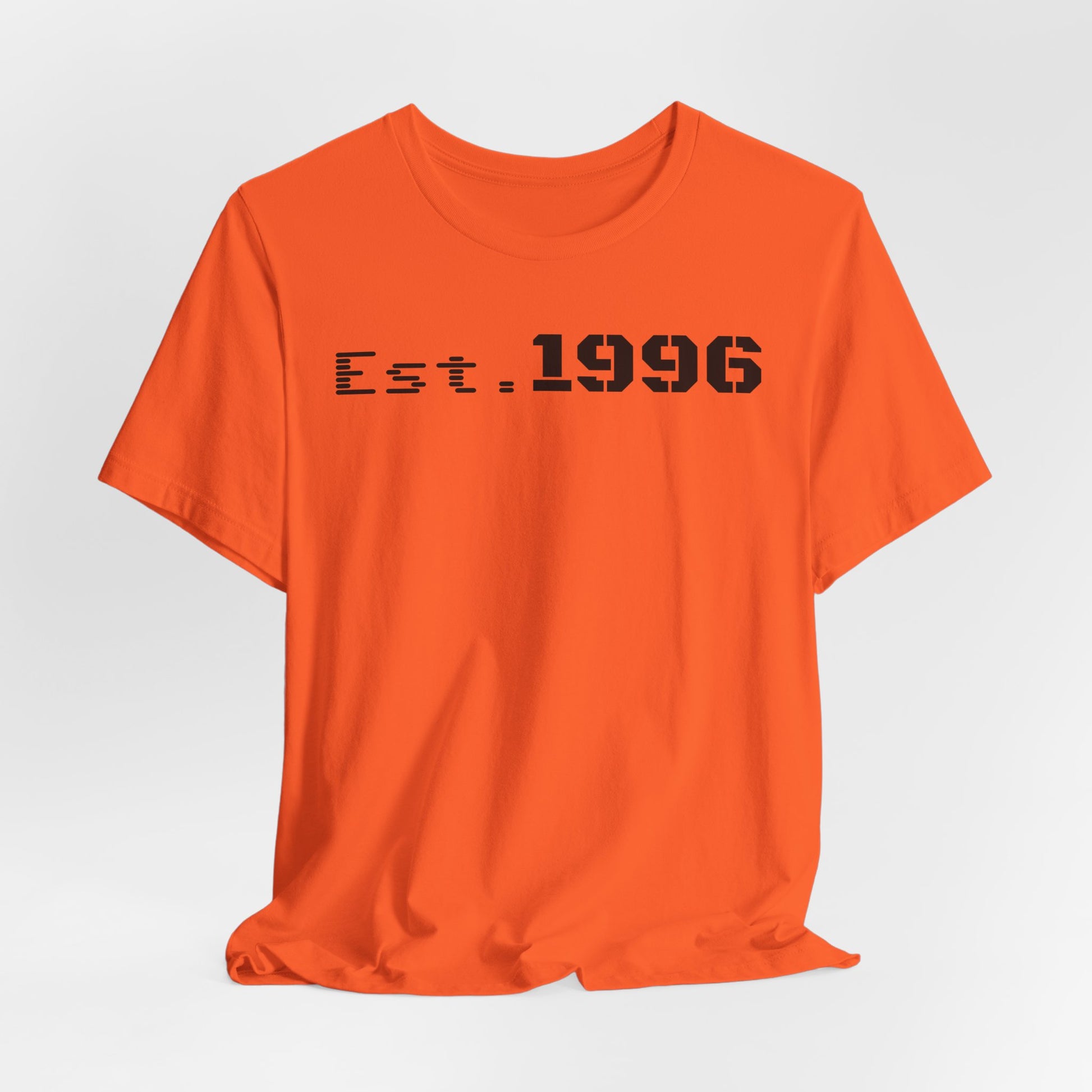 Established 1996 Unisex T-Shirt, Vintage Year Tee, Birth Year Gift, Casual Fashion, Personalized Graphic Tee - TRV