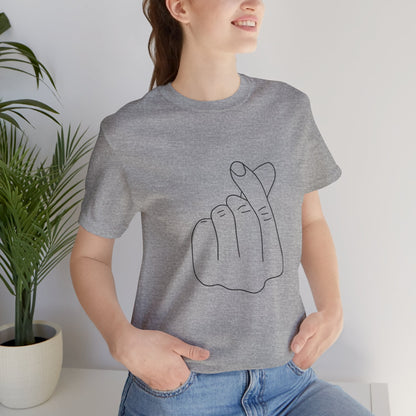 Minimalist Hand Sign Unisex Tee | Casual Everyday Wear | Perfect for Gift Givers