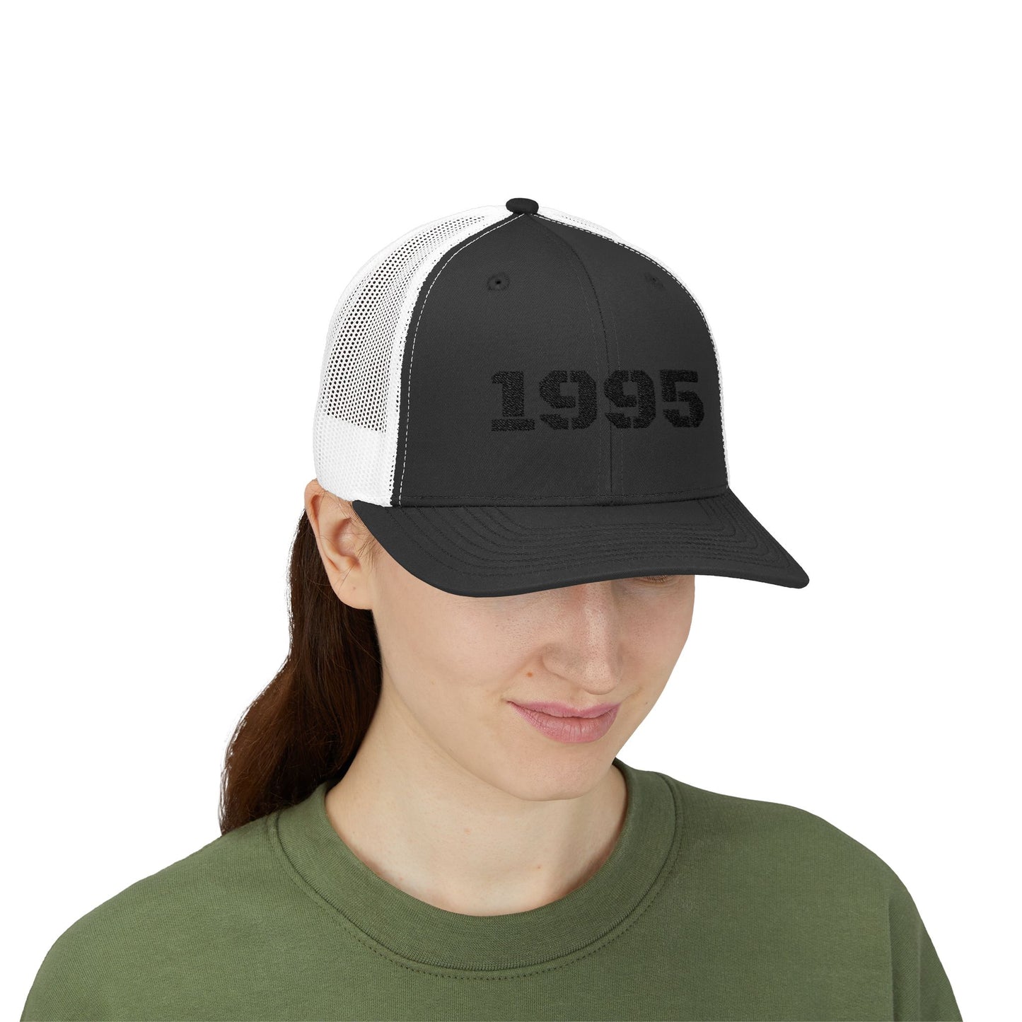 1995 Snapback Trucker Cap, Retro Cap, Vintage Style Hat, Birthday Gift, Casual Wear, 90s Fashion, Unisex Headwear - TRV