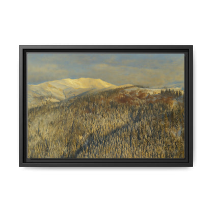 Framed Mountain Canvas Art, Perfect for Home Decor, Nature Wall Art, Gift for Nature Lovers, Cozy Atmosphere - TRV