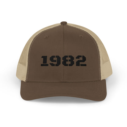 Vintage 1982 Snapback Trucker Cap, Retro Cap, Custom Hat, Gift for Him, Birthday Gift, Dad Hat, Casual Wear - TRV
