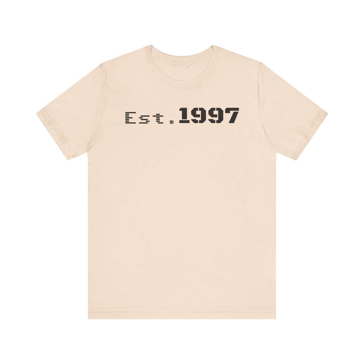 Est. 1997 Unisex Jersey Short Sleeve Tee - Vintage Style, Perfect for Birthdays, Casual Wear, Gifts, Anniversaries, Retro Fashion