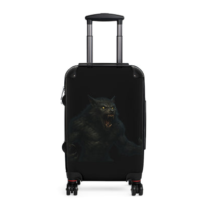 Werewolf Travel Suitcase – Dark Howl Luggage for Gothic & Horror Fans