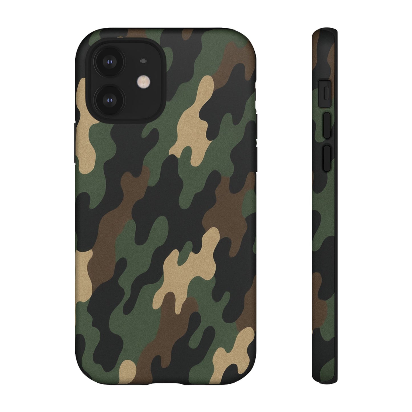 Camouflage Phone Case, Tough Cases, Military Style, Unique Phone Accessories, Gift for Him, Durable Phone Cover - TRV