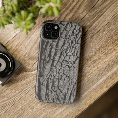 Bark Texture Magnetic Impact Phone Case