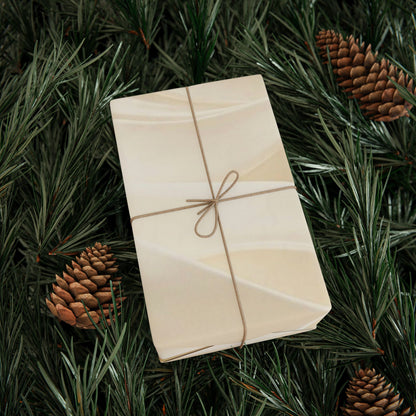 Elegant Cream Marble Wrapping Paper Roll