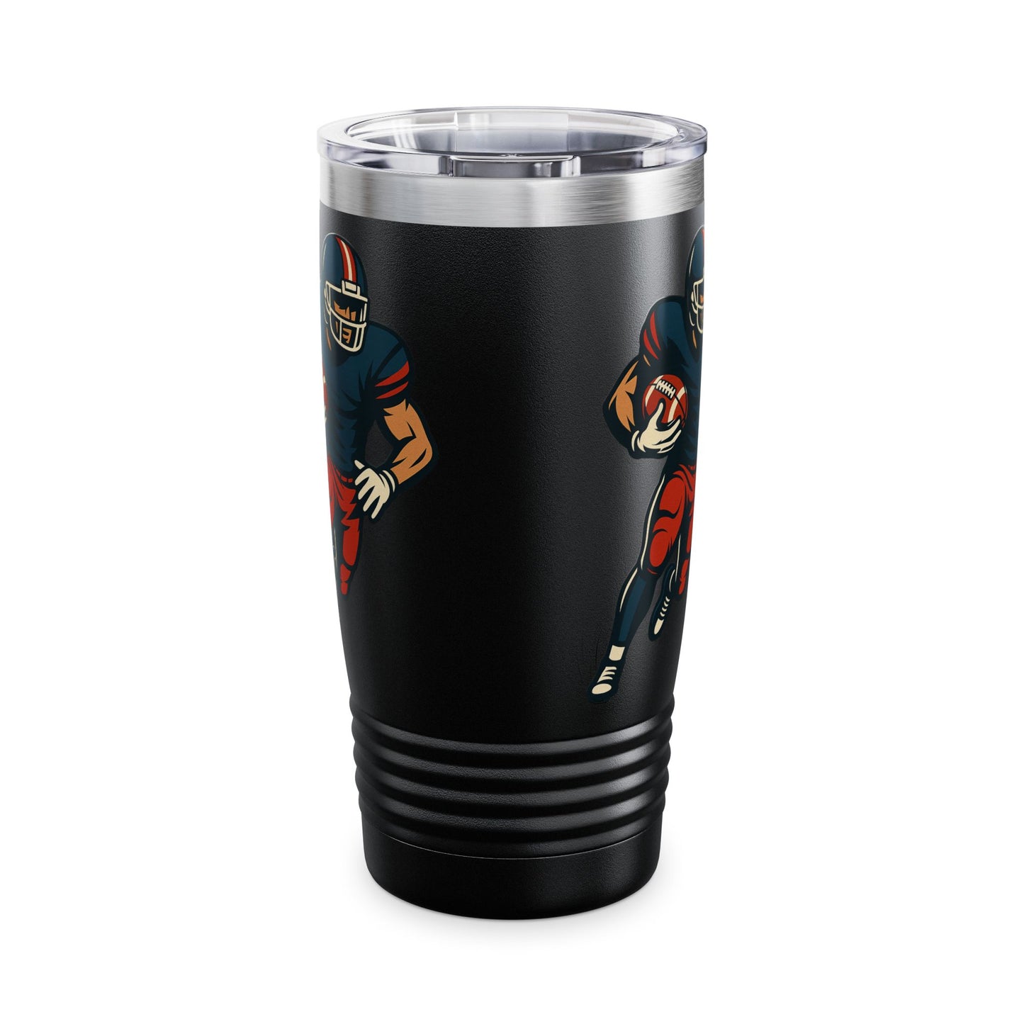 American Football Player Tumbler 20oz | Football Gift for Men | Sports Fan Travel Mug | Personalized Football Tumbler | NFL Fan Cup