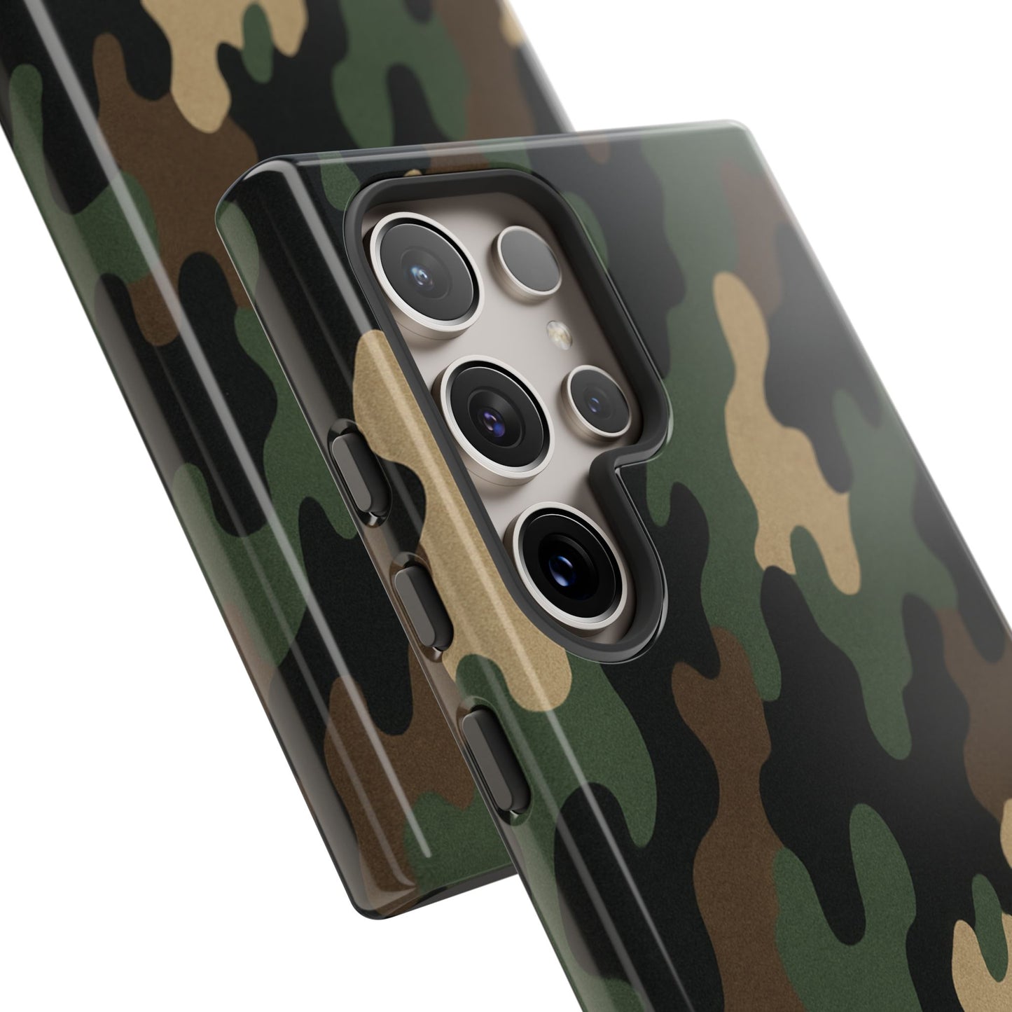 Camouflage Phone Case, Tough Cases, Military Style, Unique Phone Accessories, Gift for Him, Durable Phone Cover - TRV