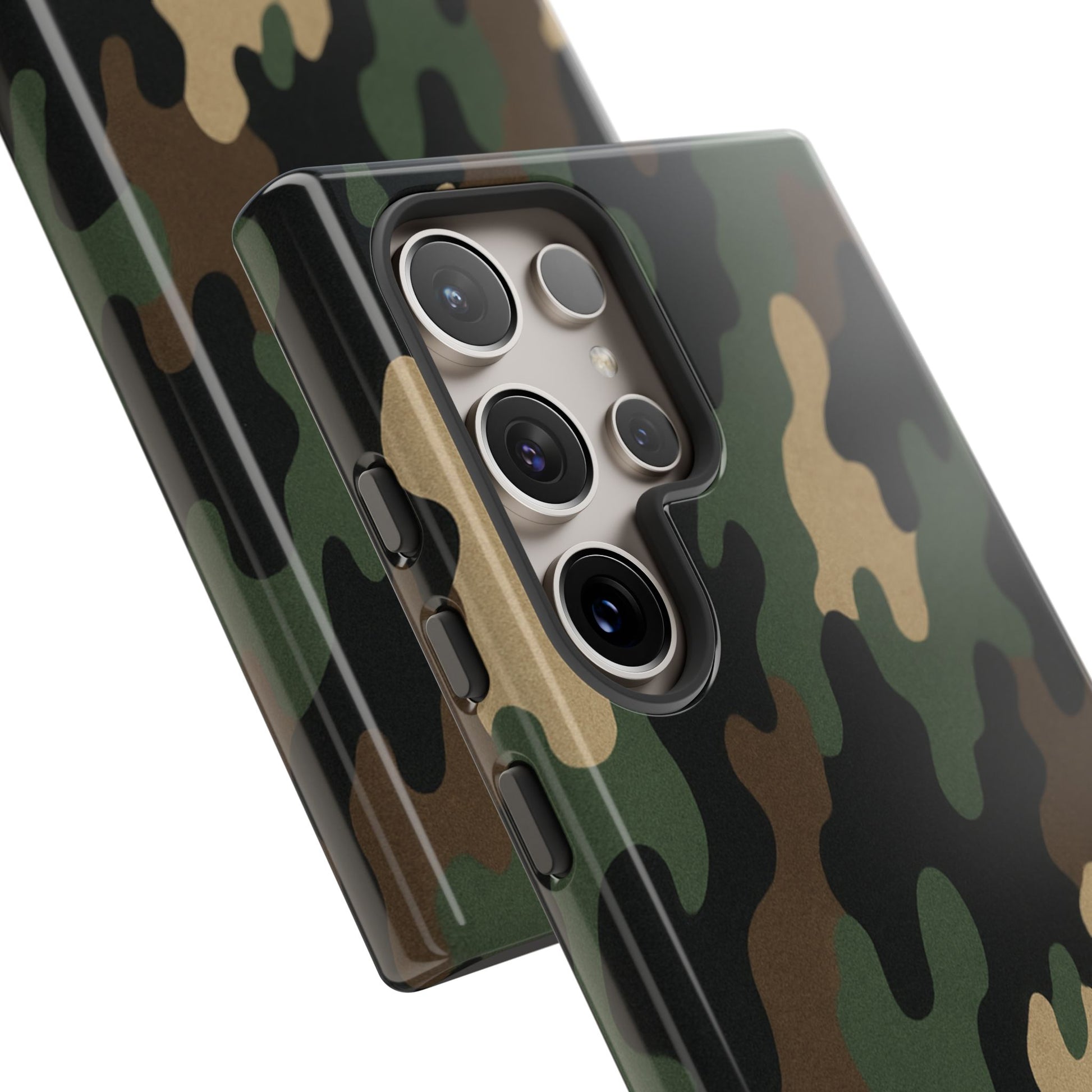 Camouflage Phone Case, Tough Cases, Military Style, Unique Phone Accessories, Gift for Him, Durable Phone Cover - TRV