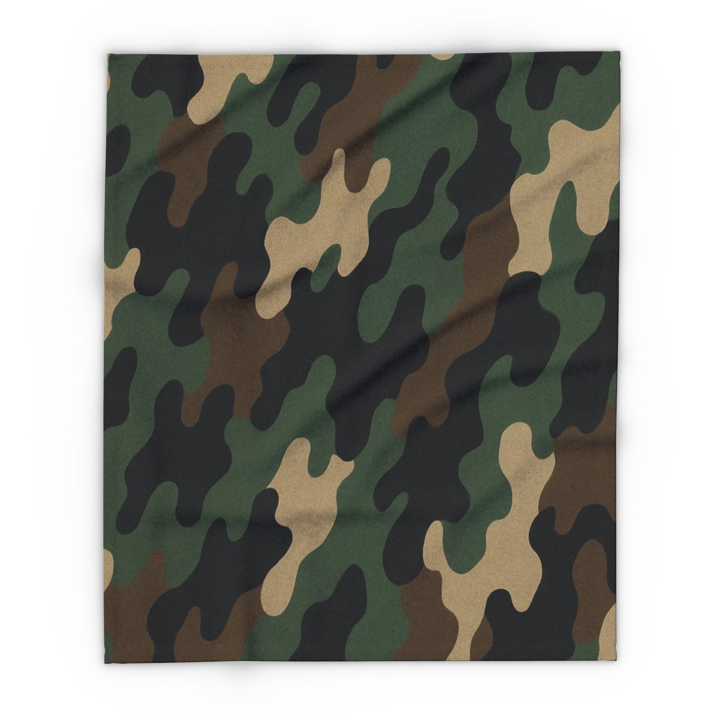 Camouflage Arctic Fleece Blanket for Cozy Comfort, Tactical Gift, Camping Blanket, Home Decor, Outdoor Adventures