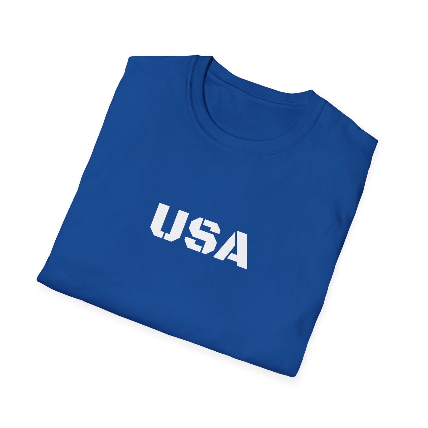 USA Unisex Softstyle T-Shirt, Casual Tee, Patriotic Apparel, Independence Day Gift, Everyday Wear, Comfortable Fashion