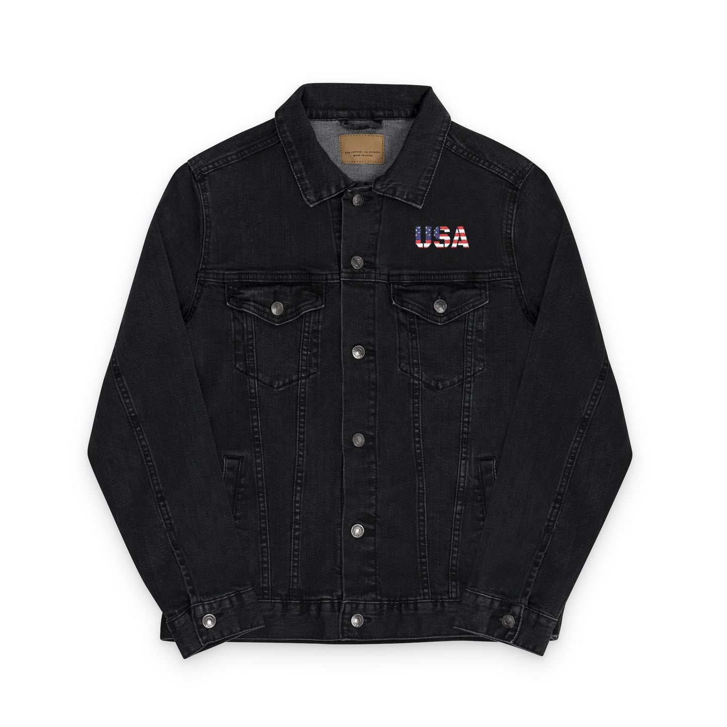 Embroidered Unisex Denim Jacket - Stylish, Casual, Perfect for Summer Outings, Men's & Women's Fashion Statement, Birthday Gift, [...] - TRV