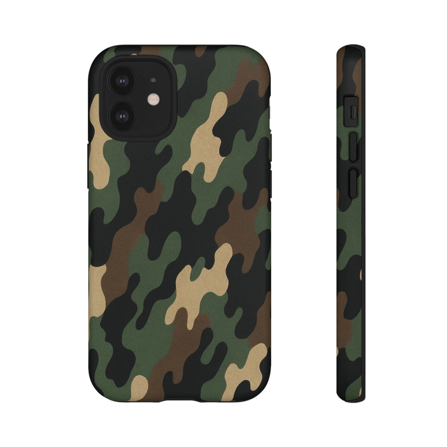 Camouflage Phone Case, Tough Cases, Military Style, Unique Phone Accessories, Gift for Him, Durable Phone Cover - TRV