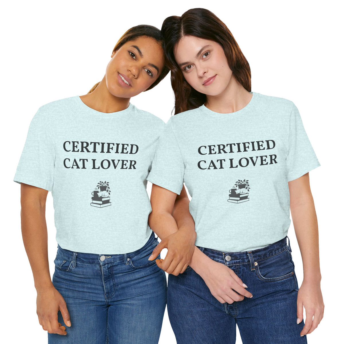 Unisex custom T-shirt by Printify with personalized design, shown on a plain background, made of soft fabric.