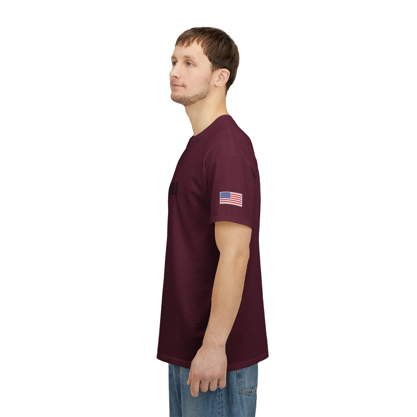 Freedom script tee | T-Shirt, American flag sleeve - TRV