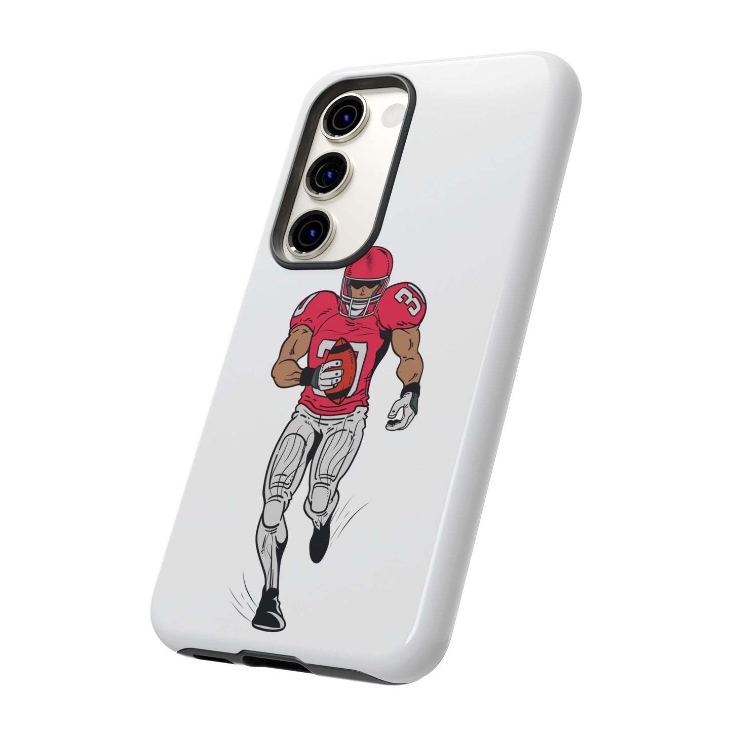 Football Player Tough Case, Sports Phone Cover, Athlete Gift, Tough Phone Case, Fall Sports, Football Lover's Accessory - TRV