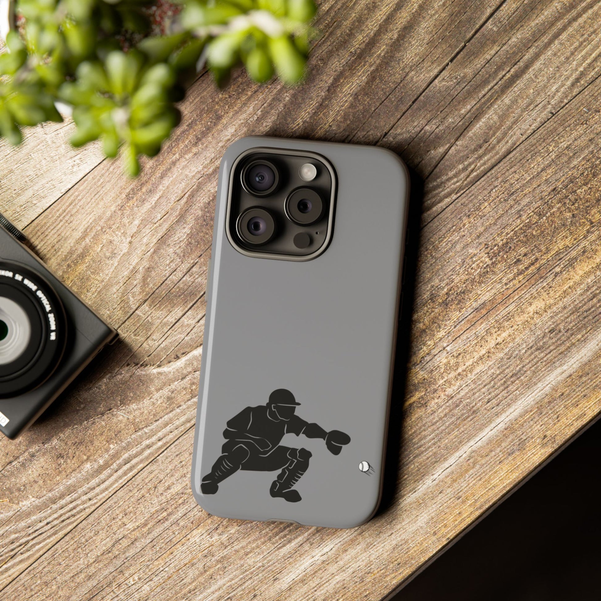 Baseball Catcher Phone Case - Tough Cases, Sports Phone Cover, Great for Athletes, Perfect Gift for Baseball Lovers, Unique Cell Phone Design - TRV