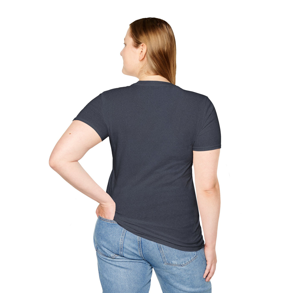 Funny UFO T-shirt with alien graphic and sci-fi design, made by Printify, featuring a cosmic alien illustration on soft fabric.