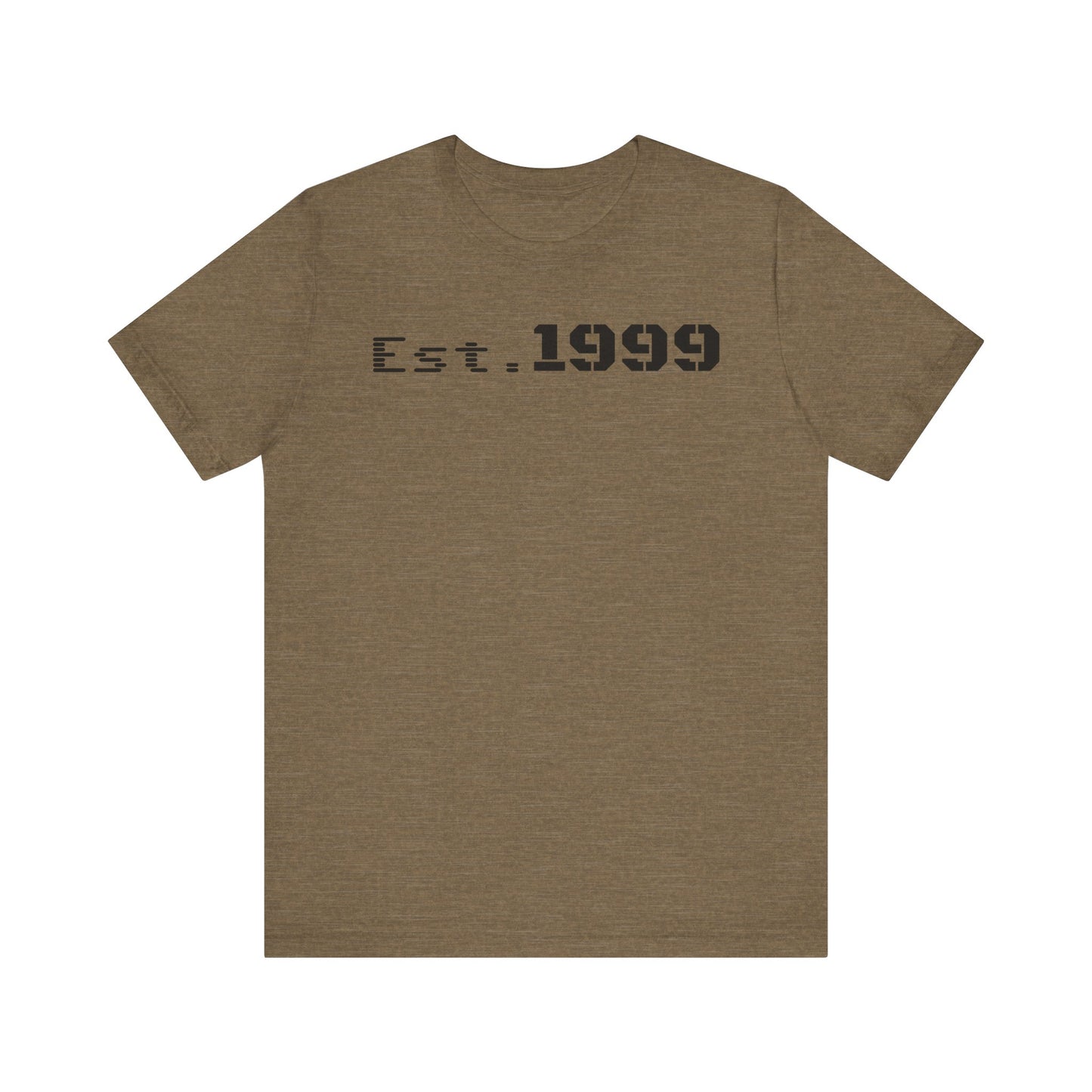 Established 1999 Unisex Tee | Vintage Birth Year Shirt, Casual Birthday Gift, Personalized Family Reunion Apparel, Retro Style [...] - TRV