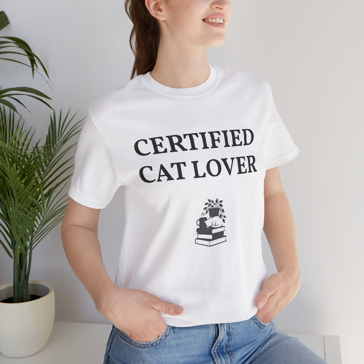 Unisex custom T-shirt by Printify with personalized design, plain fabric, and short sleeves, perfect for custom logo or artwork.