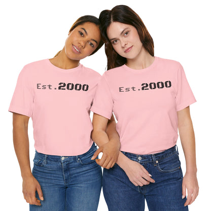 Est. 2000 T‑Shirt — Born in 2000 Retro Pixel Tee