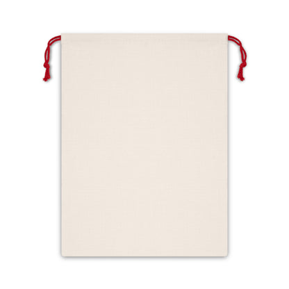 Funny Santa Christmas gift bag from Printify featuring a cheeky holiday design, perfect for festive gift wrapping and home decor.