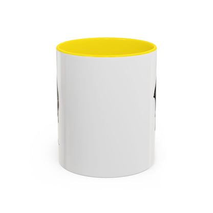 Black Dripping Lips accent coffee mug with bite graphic, available in 11oz or 15oz, featuring a bold, artistic design.